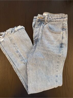 superdown Light Wash Straight Leg Jeans - Blue